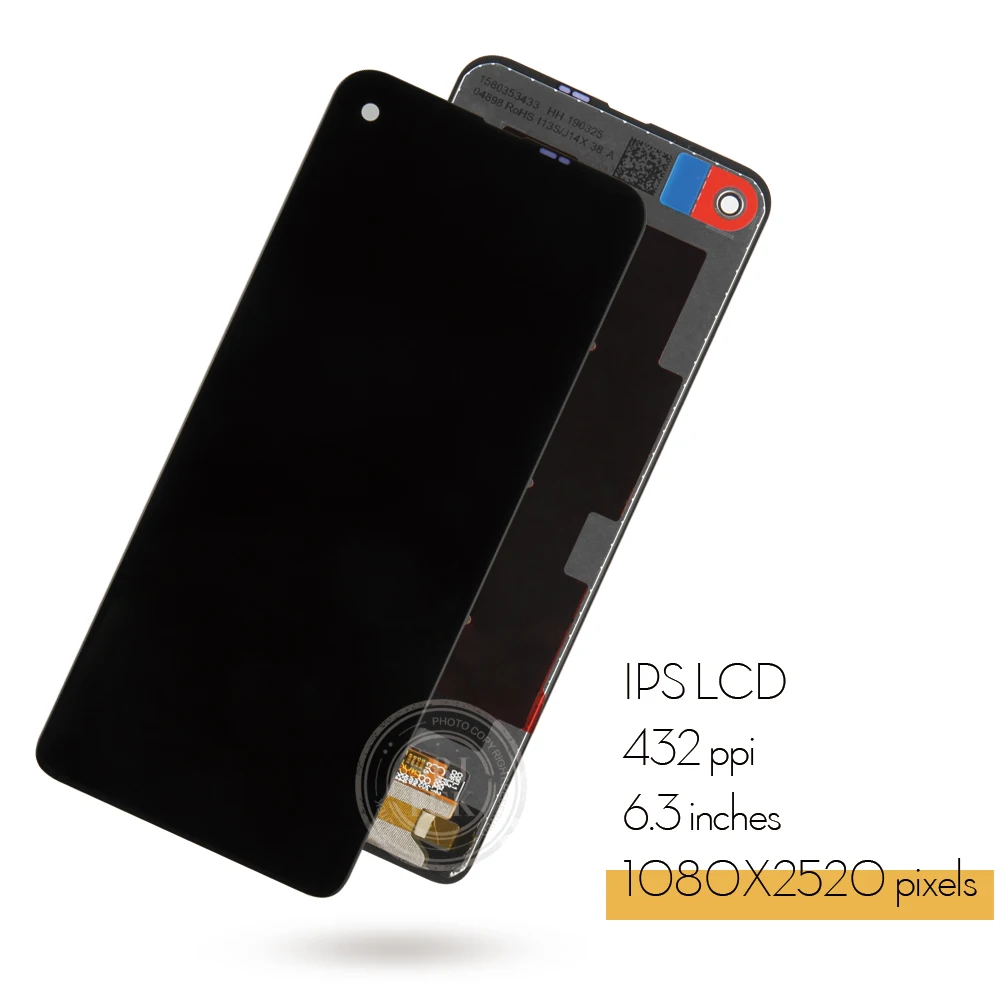Для Motorola One Action LCD для Moto дисплей дигитайзер сенсор стеклянная панель экран