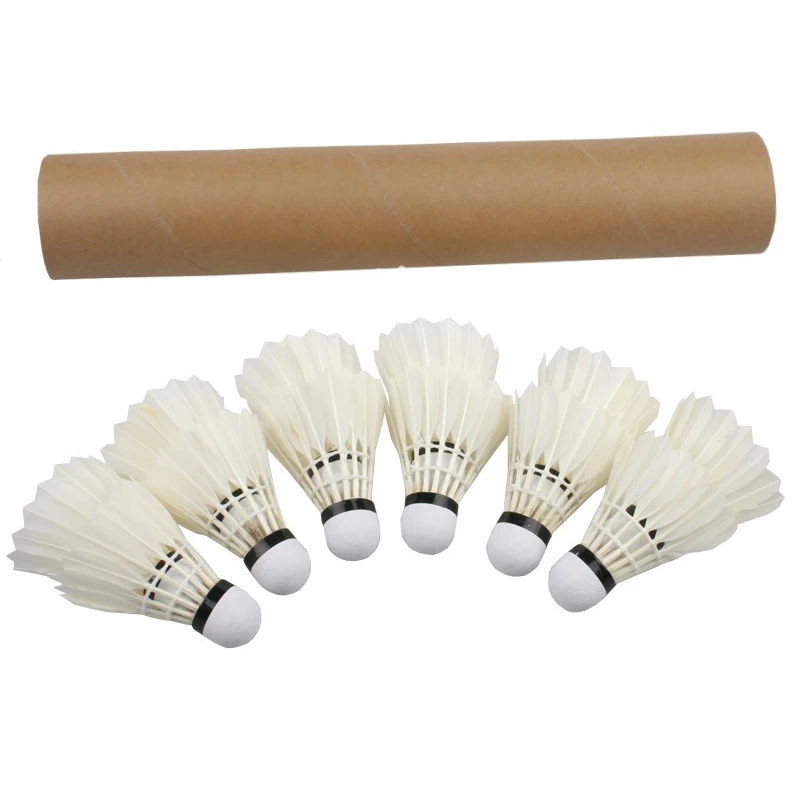 12 шт./лот Волан для бадминтона тренировочного матча Профессиональный прочный