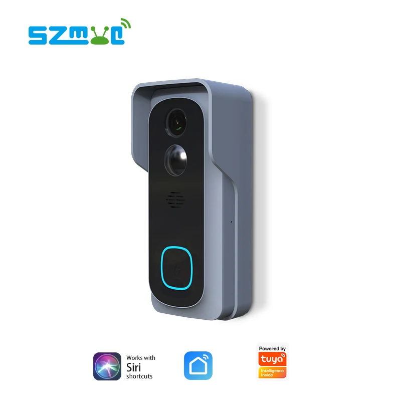 Беспроводной дверной звонок Siri Tuya камера для видеодомофона Smart LIfe влагозащита IP65