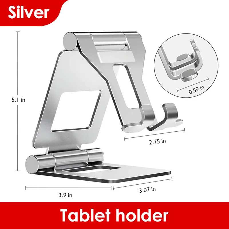 Tablet holder LINGCHEN держатель для телефона Подставка для iPhone 11 Xiaomi Mi 9 металлический держатель для телефона Складная подставка для мобильного телефона настольная подставка для iPhone 7 8 X XS - Цвет: Tablet holder
