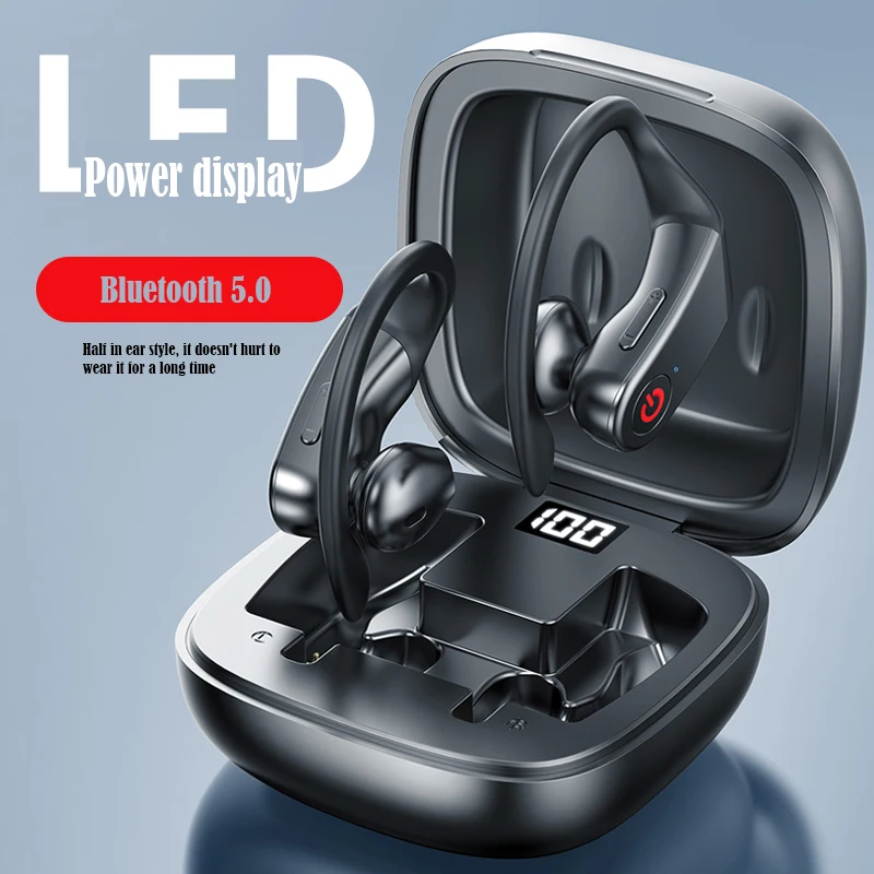 

Auriculares TWS B10 inalámbricos por Bluetooth, Auriculares deportivos impermeables con cargador de 950mAH para teléfono