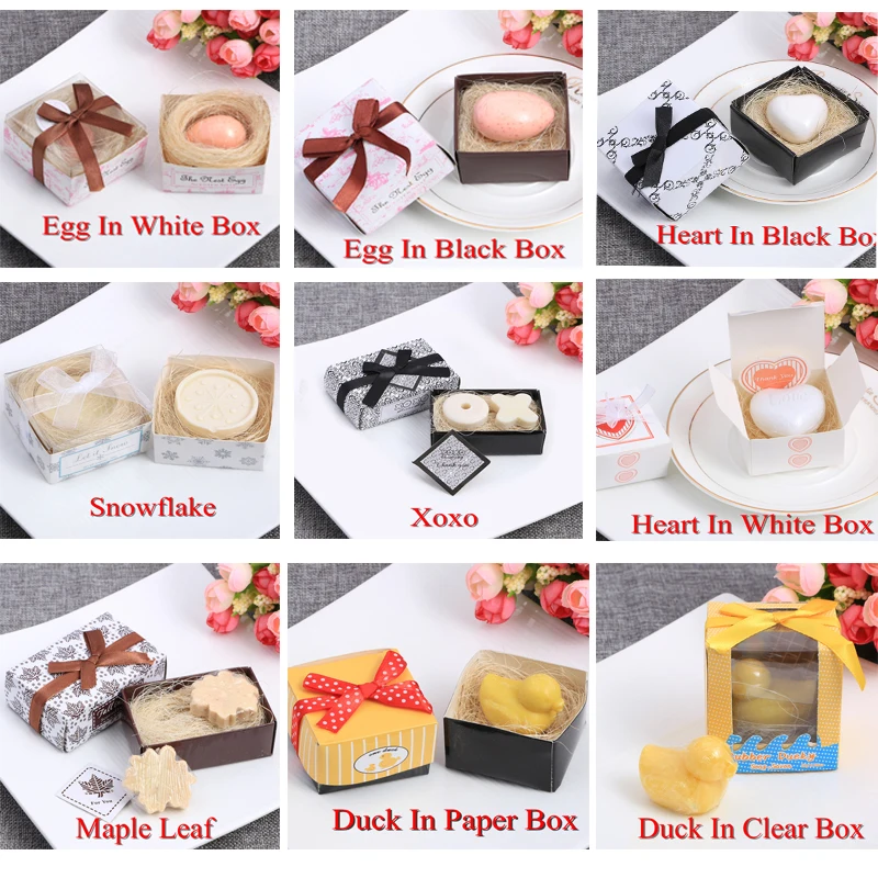 14 видов стилей милый маленький в штучной упаковке мыло ручной работы для свадьбы
