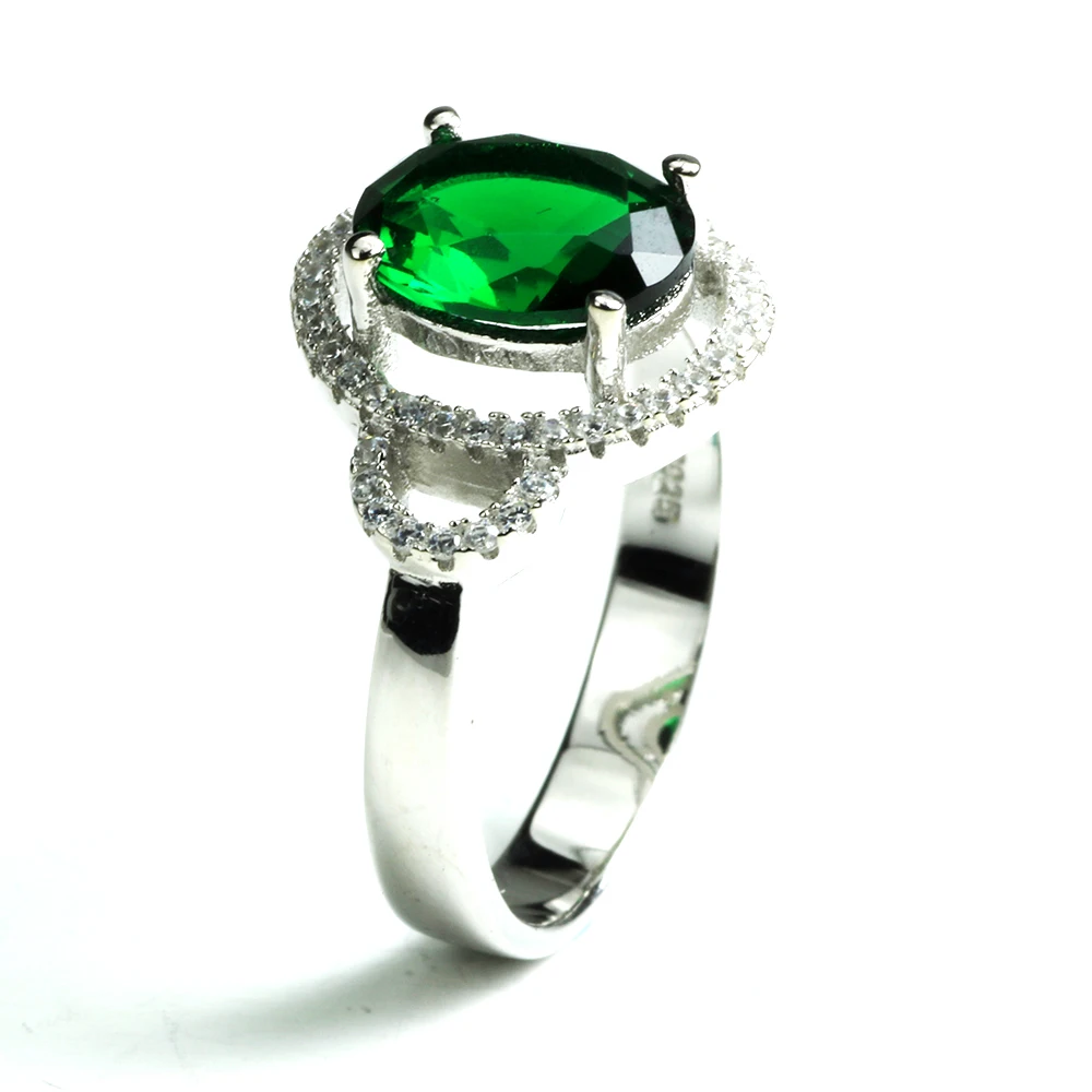 Настоящее чистое 925 пробы серебряные кольца для женщин Уникальный дизайн большой