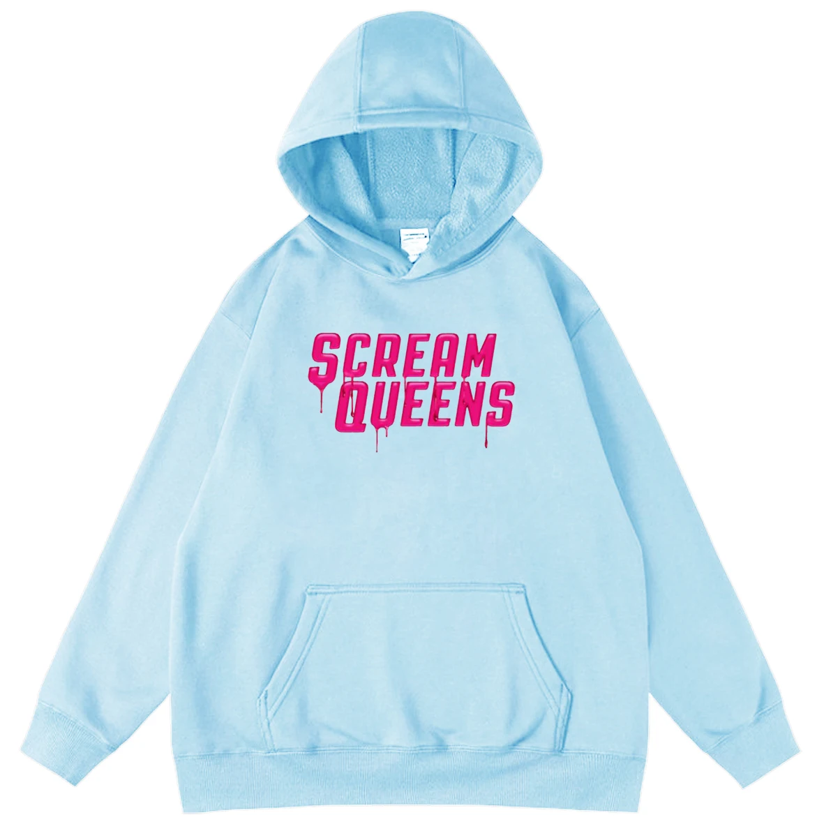 

Scream Queens Anime Print Men's Hoodies Boy Long Sleeve Harajuku Streetwear Hat Clothing Tops Hooded Hoody Oversized Sweatshirt