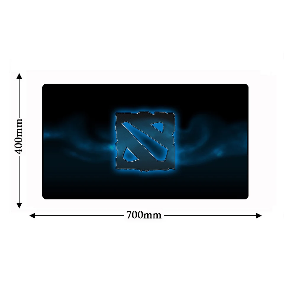 DOTA 2 игровой натуральный каучук Противоскользящий XL компьютерный коврик для мыши