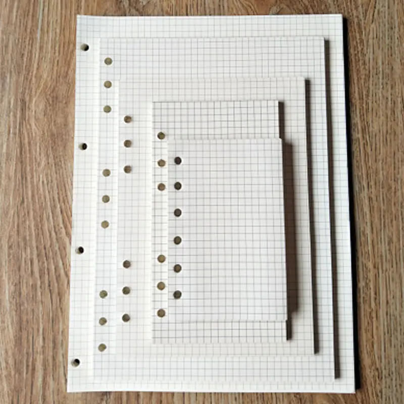 

Бумажные сменные листы для блокнота A5/A6/A7, цвет в ассортименте