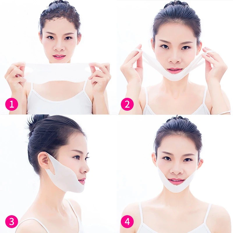 1 шт. V лифтинг лица подтяжки Ушные крючки маска V-Форма укрепляющая кожу для