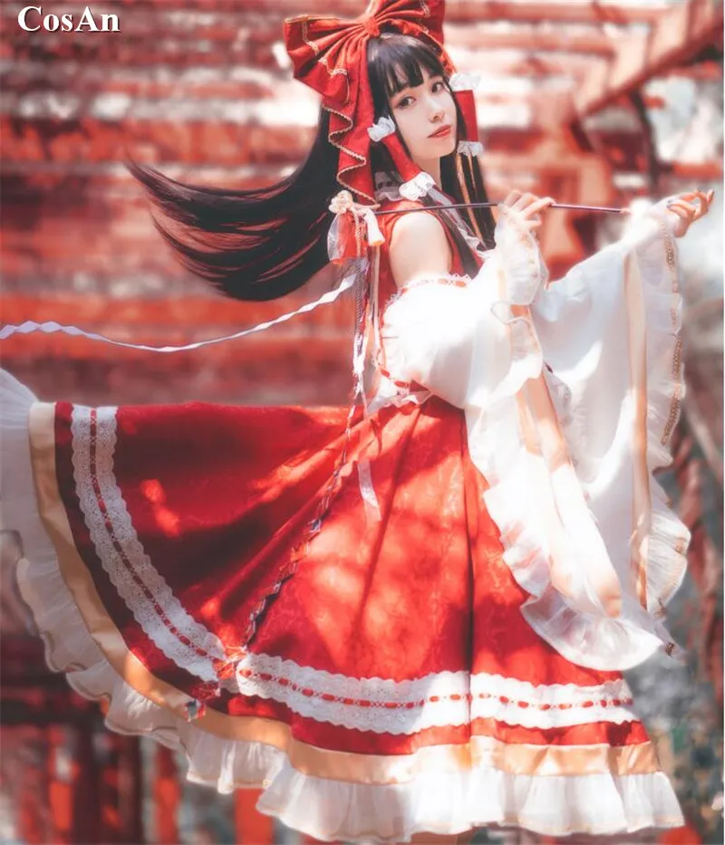 Горячая игра в стиле героя аниме рейму Хакурей Touhou Project для костюмированной