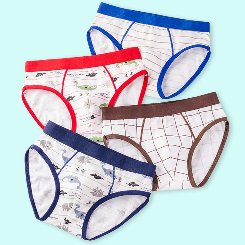 Нижнее белье для мальчиков хлопковые шорты маленьких нижнее детей 2-10 лет