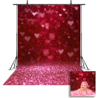 valentine backdrop for photography red heart background for photo studio newborn baby photographic studio bokeh glitter heart