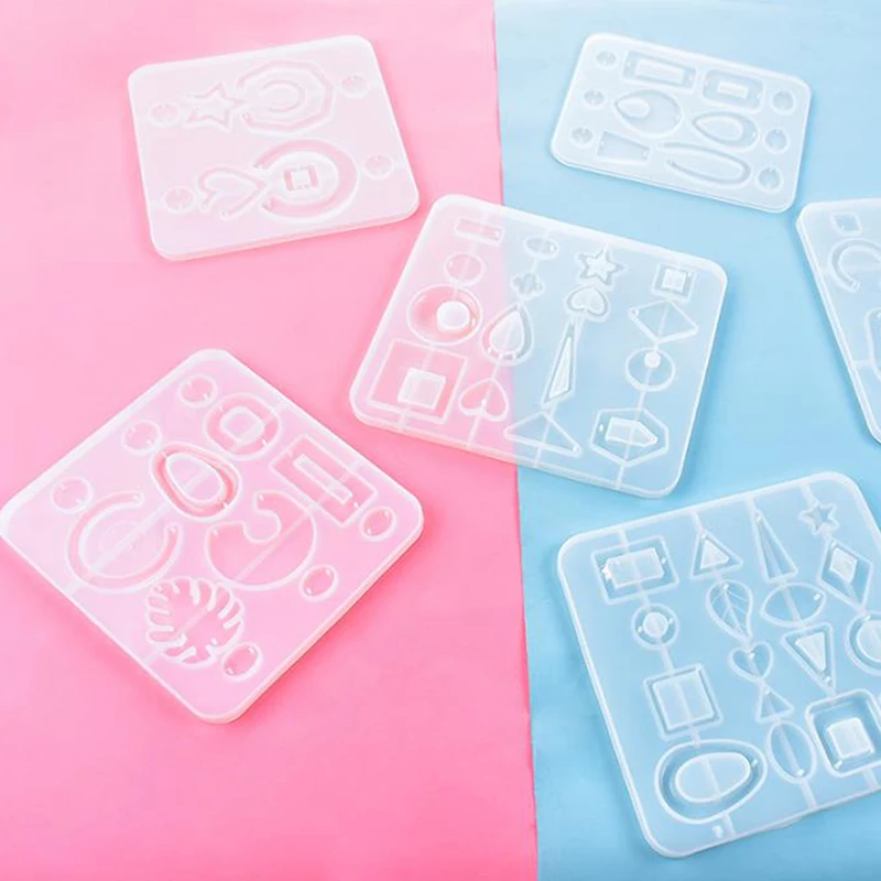 

Liquid Resin Silicone Mold DIY Geometric Epoxy Resin For Jewelry Making Necklace Pendant Jewelry Accessories