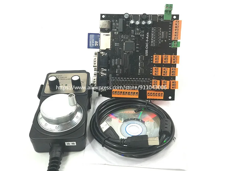 MDK2 PALNT 9-осевой USB Гравировальный станок панель управления Автономный контроль ler заменяет карту MACH3