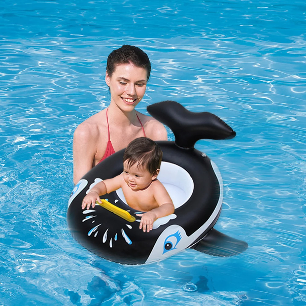 

New baby swimming ring inflatable baby floating ring children's swimming pool accessories ring bathing summer toys#W