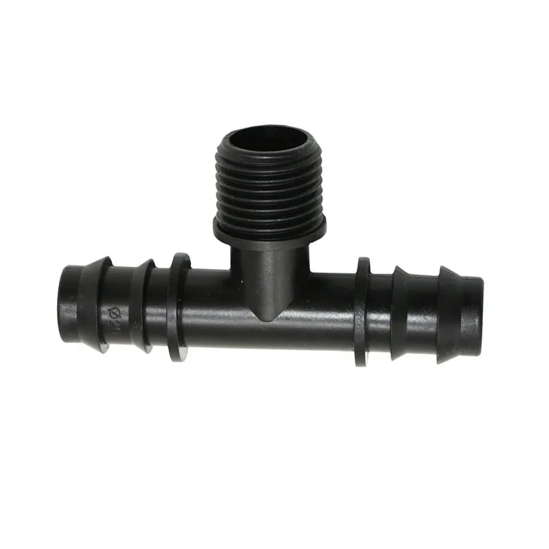 

Male 1/2 to 20mm hose tee water splitter 3/4 Drip irrigation Garden hose connector 2 way for greenhouse 3pcs