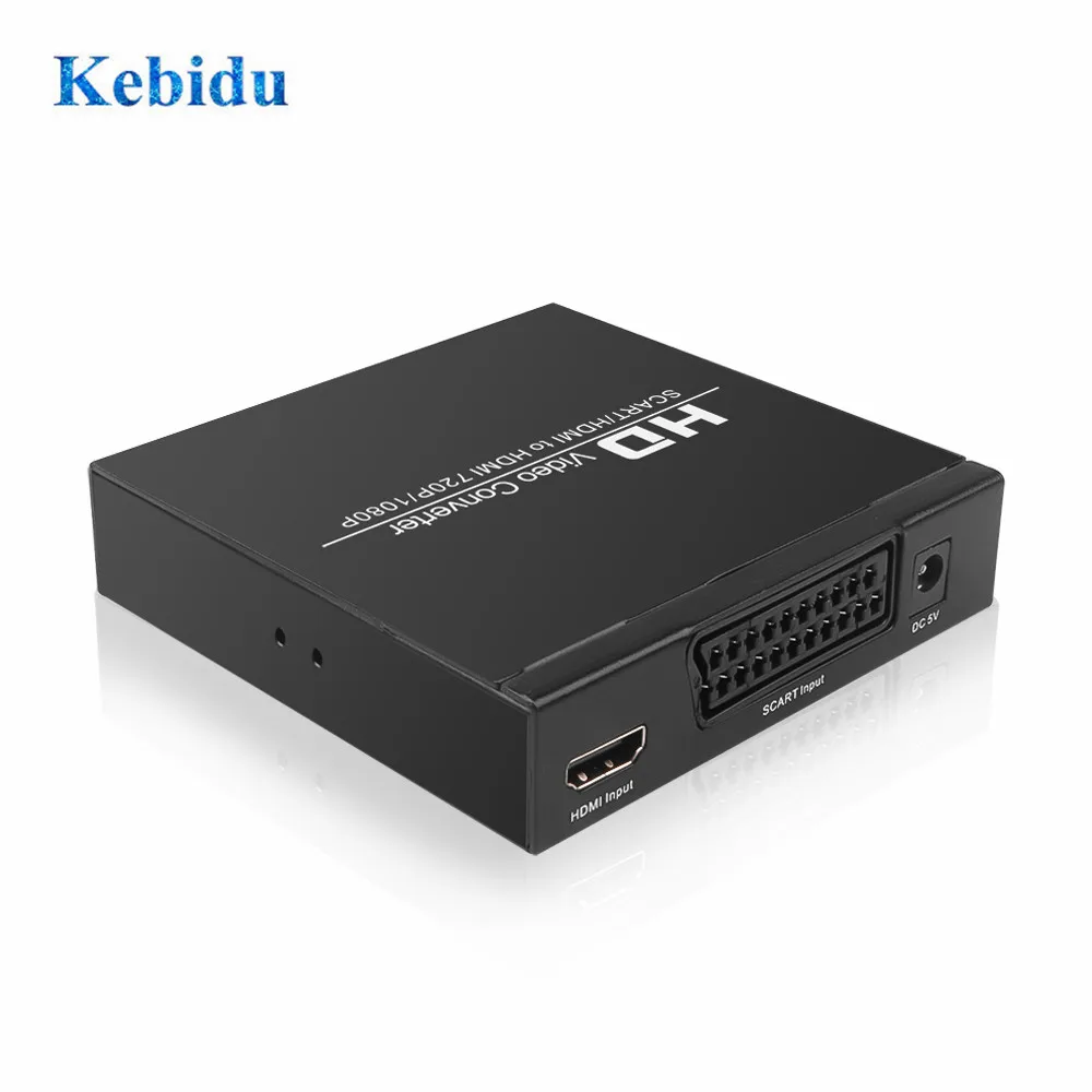 Преобразователь HD 1080P SCART HDMI совместимый с com' цифровой преобразователь видео