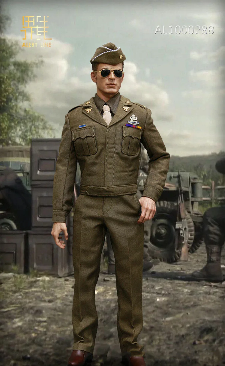 

In stock AL100028 1/6 World War II US Captain Army uniform set World War II US Marine Corps general