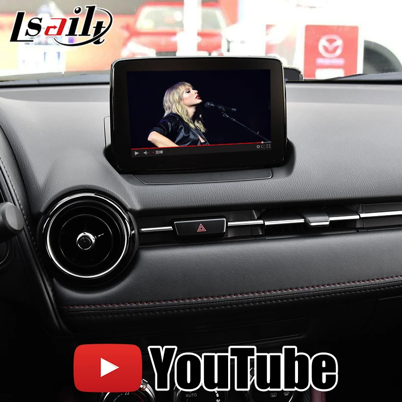 Android 7 1 навигационный интерфейс для Mazda CX-3 2014-19 поддержка Яндекса carplay android авто waze