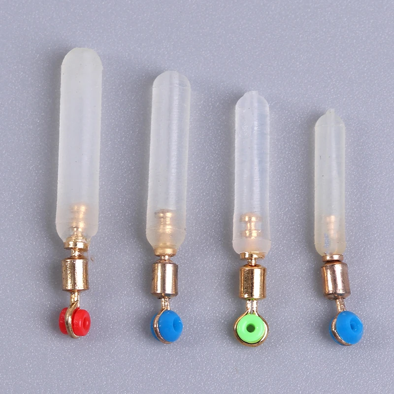 

10PCS/Bag Rotating Rotary Float Seat Silicone Copper Head Fishing Accessory Fishing Buoy Holder Connector Float Seat