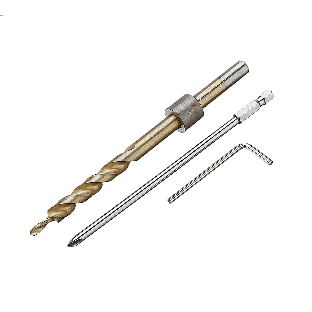 

Drillpro XK-2 Aluminum Alloy Pocket Hole Jig System Woodworking Drill Guide with Toggle Clamp 9.5mm Step Drill Bits