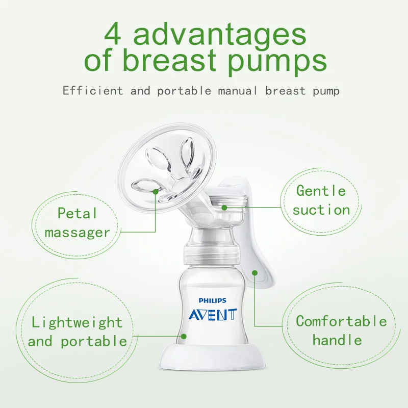 Philips Avent manual breast pump SCF900 postpartum massage puller maternal portable breast pump Effective emptying painless