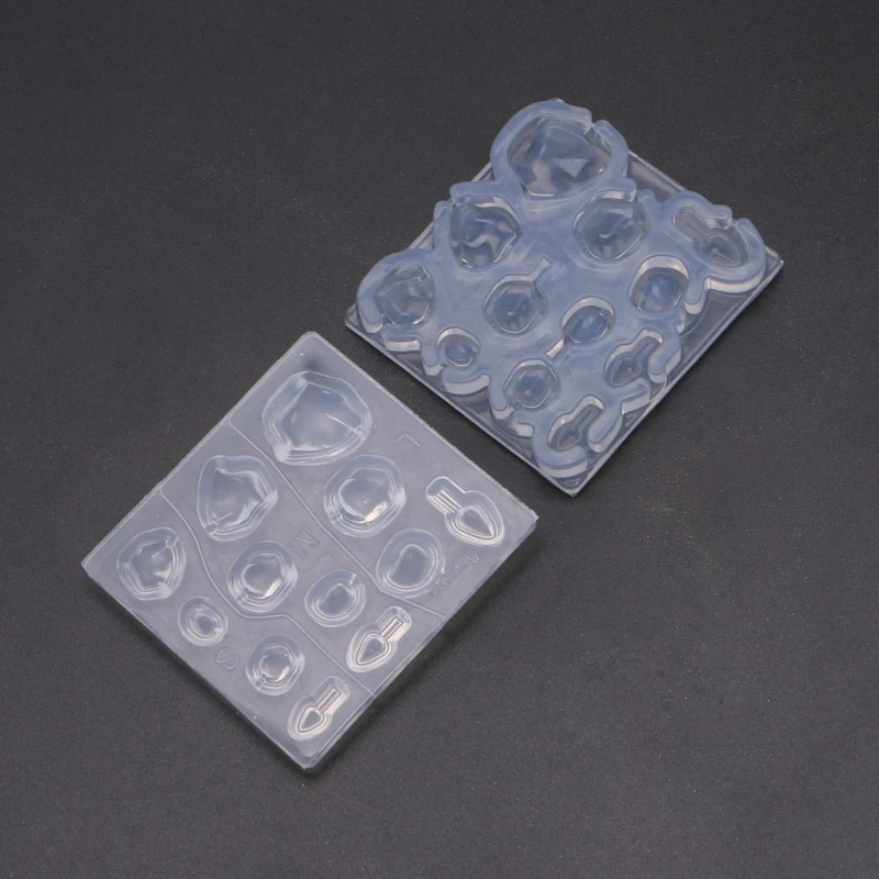 

6Pcs Succulent Flower Pot Resin Silicone Mold Flower Jewelry Resin Casting Mold K3KF