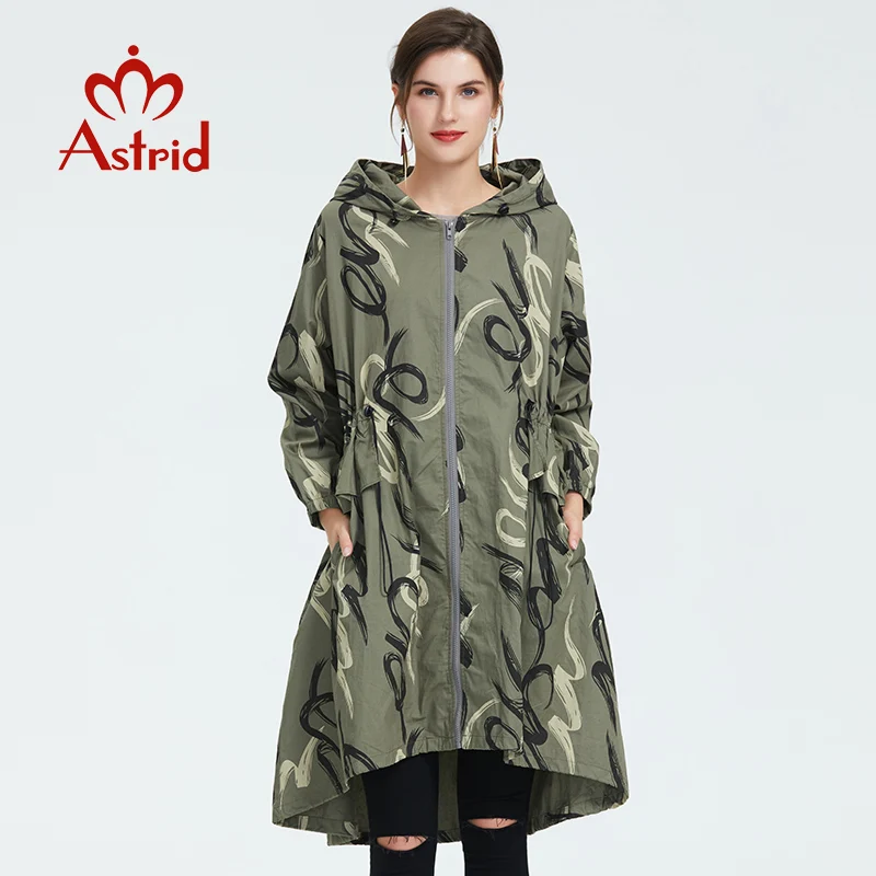 Астрид 2019 Осень новое поступление плащ женская обувь высокого качества с длинным