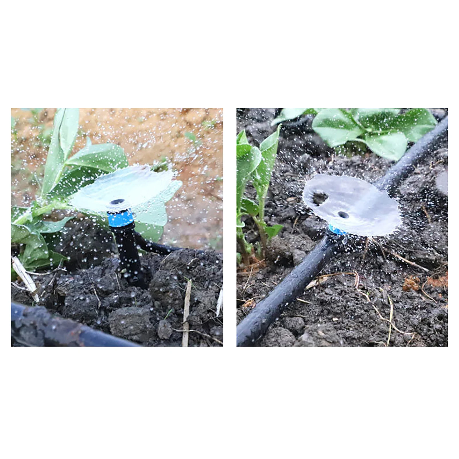 50Pcs Kits 13cm Drip Emitters Perfect for 4/7mm Tube Adjustable 360Degree Water Flow Irrigation System Watering | Инструменты