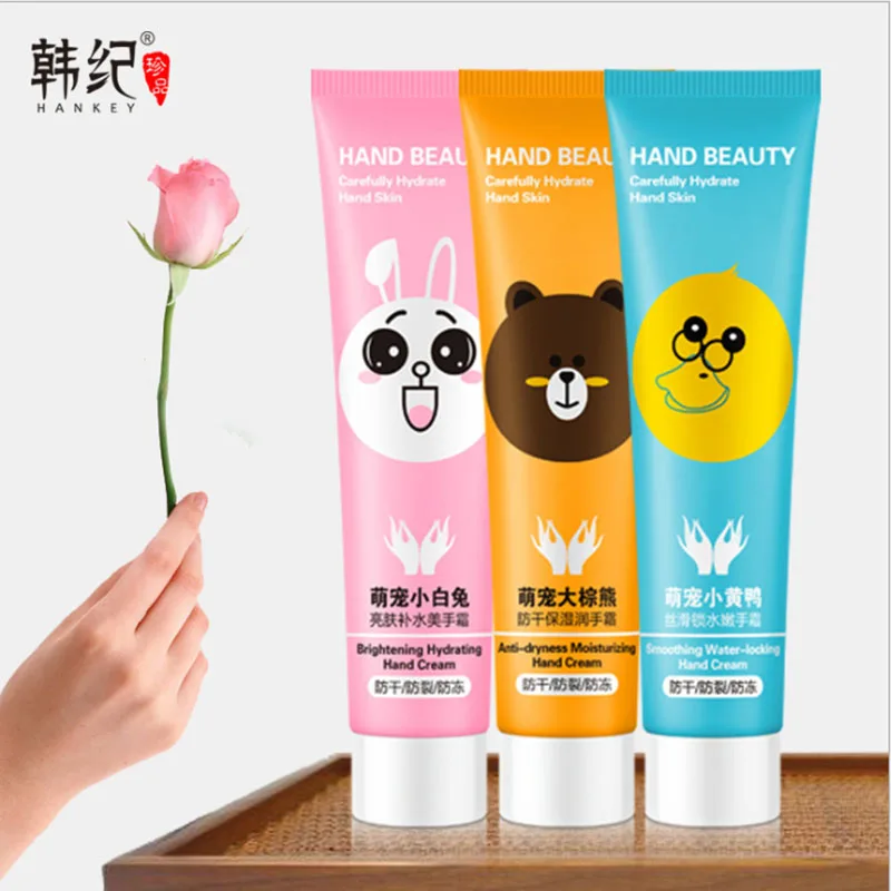 

1 PCS Moisturizing Hand Cream Anti-Dryness Moisturizing Anti-chapping whitening Hand Care Cream Cute cartoon picture