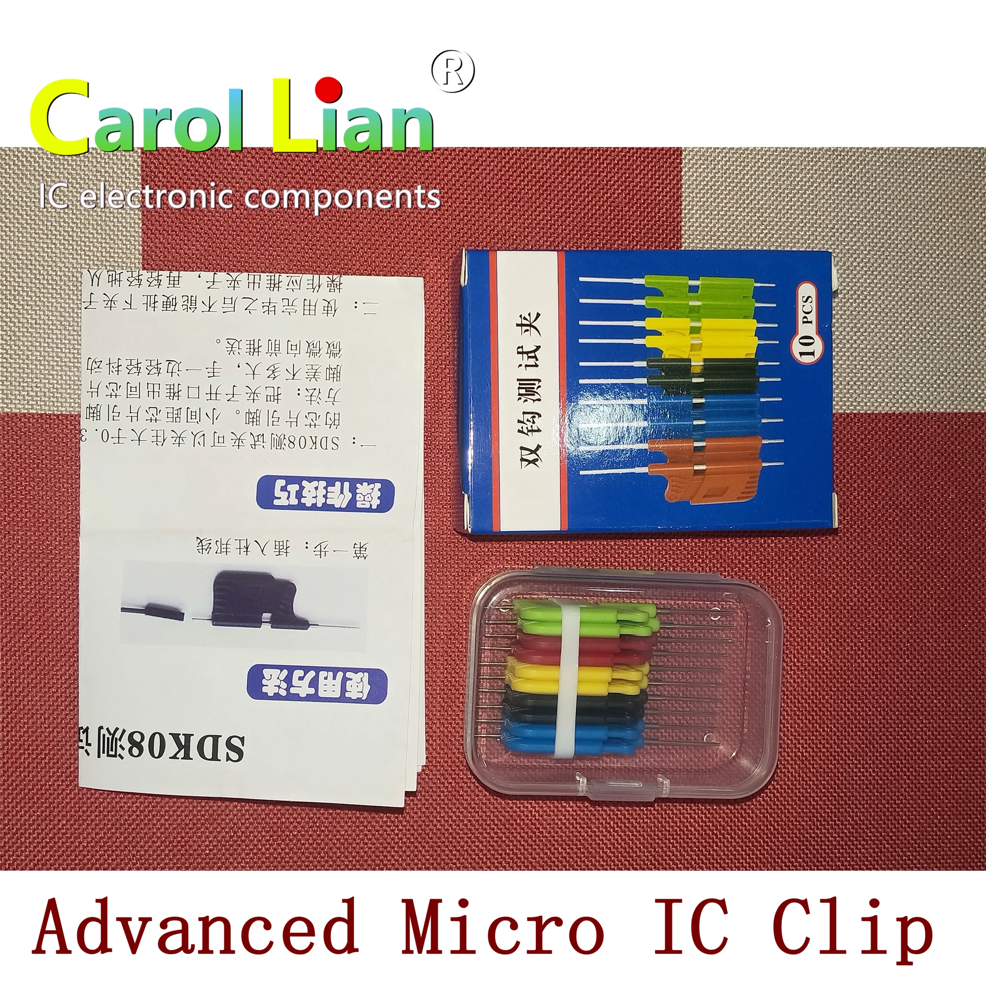 10 шт./компл. Высокое качество микро IC зажим SOP/SOIC/TSSOP/TSOP/SSOP/MSOP/PLCC QFP SMD чип DIP мини