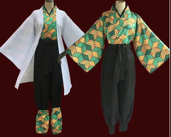 Demon Slayer: Kimetsu no Yaiba Iguro Obanai Kanroji Mitsuri Rengoku Kyoujurou Kamado Tanjirou Косплей Костюм на заказ