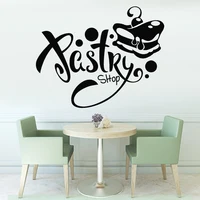 Sweet Wall Decals Dessert Bakehouse Pastry Shop Confectionery Vinyl Wall Stickers Home Decoration Accessories For Kitchen Z255