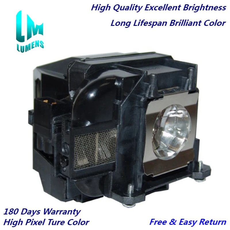 

Совместимость с корпусом для ELP88 V13H010L88 Лампа для проектора Epson eh-tw5350 eh-tw5300 EB-S27 EB-X31 EB-W29 долгий срок службы