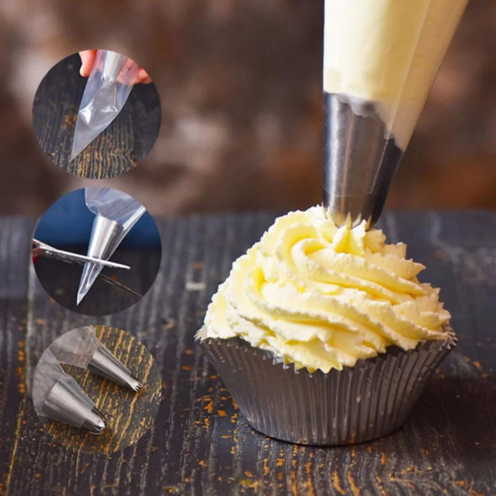 100 Φ Инструменты для выпечки прозрачные кухонные бытовые Одноразовые Аксессуары