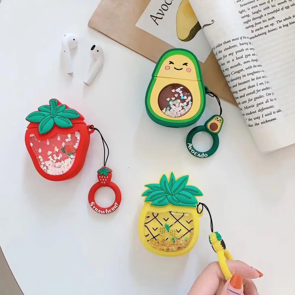 Для AirPods чехол Boba Milk tea беспроводной чехол для наушников для Airpods 2 Защитная крышка Милая бутылка для напитков с кольцом на палец