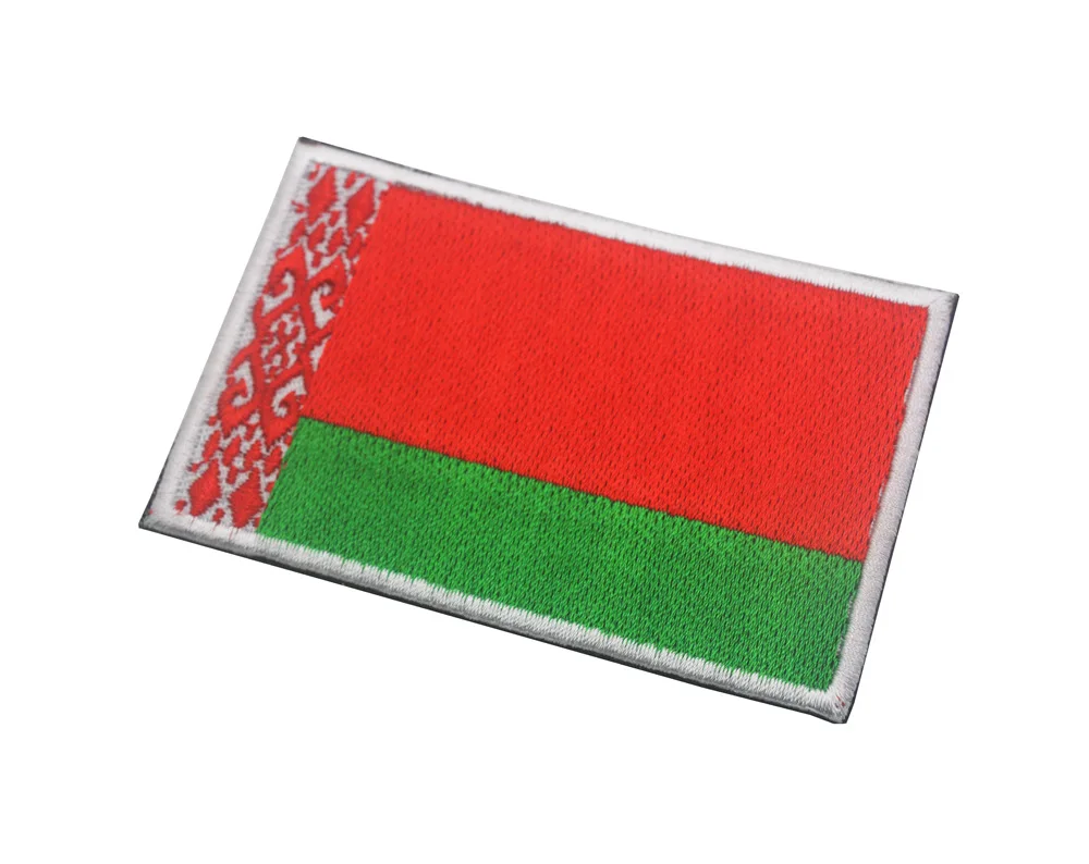 Нашивка с национальным флагом Беларуси патч вышивкой повязка на руку