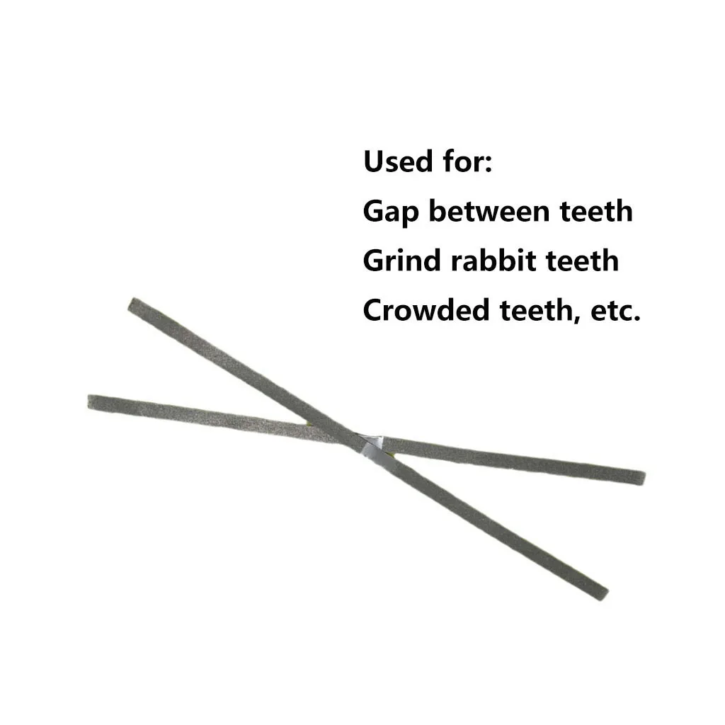 

12 Pcs 4mm Width Dental Metal Polishing Stick Strip with Single Side of Alumina-Plated Sanding Surface