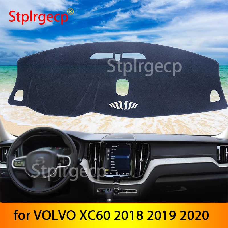 

for VOLVO XC60 2018 2019 2020 Anti-Slip Mat Dashboard Cover Pad Sunshade Dashmat Protect Carpet Anti-UV Dash Car Accessories Rug