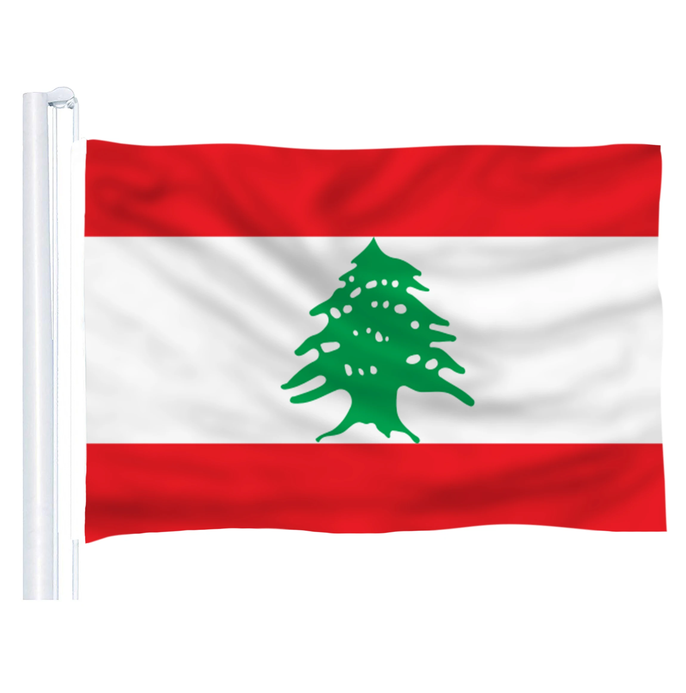 Национальный Баннер из полиэстера с принтом флага страны 3x5 футов DFLIVE Lebanon 90x150 см |
