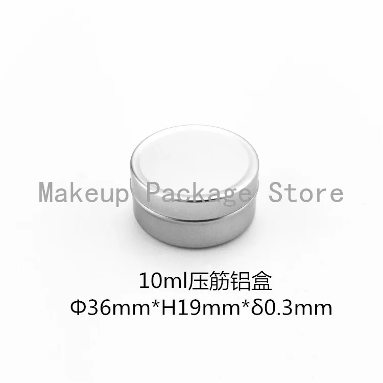 10 г 50/100 шт. многоразовые Пустые круглые алюминиевые жестяные банки бутылка с