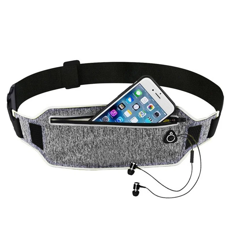 

Professional Running Waist Pouch Belt Sport Belt Mobile Phone Men Women With Hidden Pouch Gym Bags Running Belt Waist Pack
