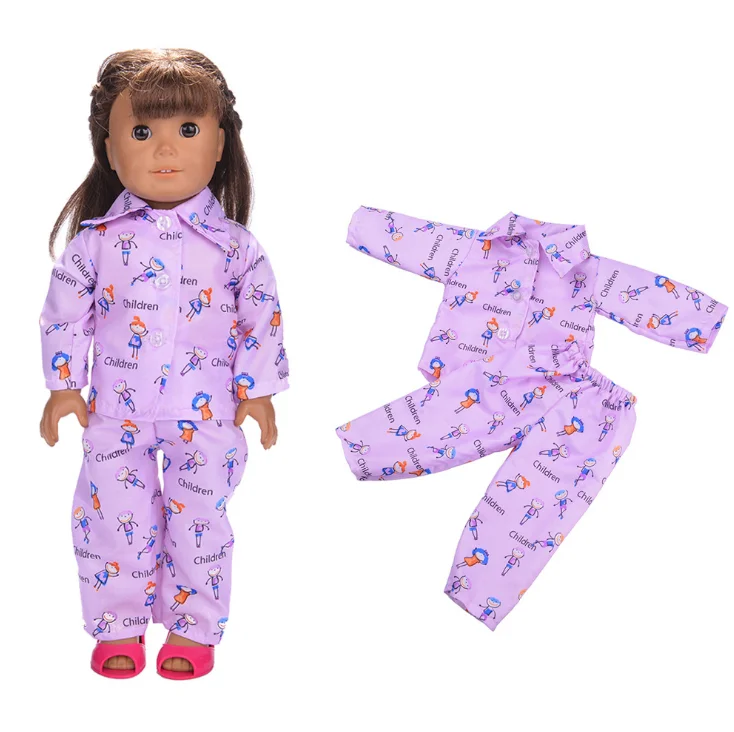 18 дюймовая кукольная Пижама модная одежда для моего маленького ребенка