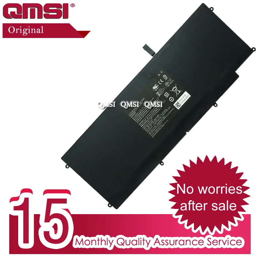 QMSI 11 55 V 53.6Wh 4640 мА/ч оригинал RC30-0196 RZ09-0196 батарея относится к Razer Blade Stealth 2016 v2 i7-7500U