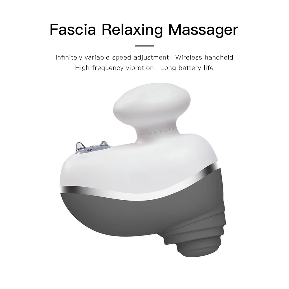 

High Frequency Massager Muscle Stimulator Relax Pain Relief Deep Tissue Percussion Therapy Fitness Body Slimming Fascia Massager