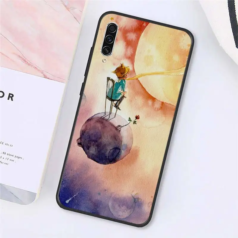 

Little Prince cute boy and fox Phone Case For Samsung galaxy A S note 10 7 8 9 20 30 31 40 50 51 70 71 21 s ultra plus