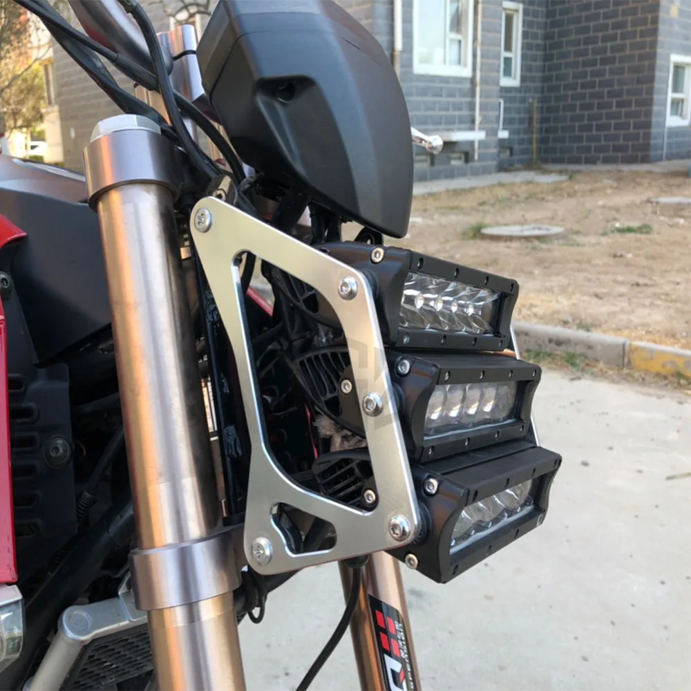 Для Honda гром MSX125 мотоцикл светодиодный головной светильник Водонепроницаемый передняя вилка светильник модифицированный 2013