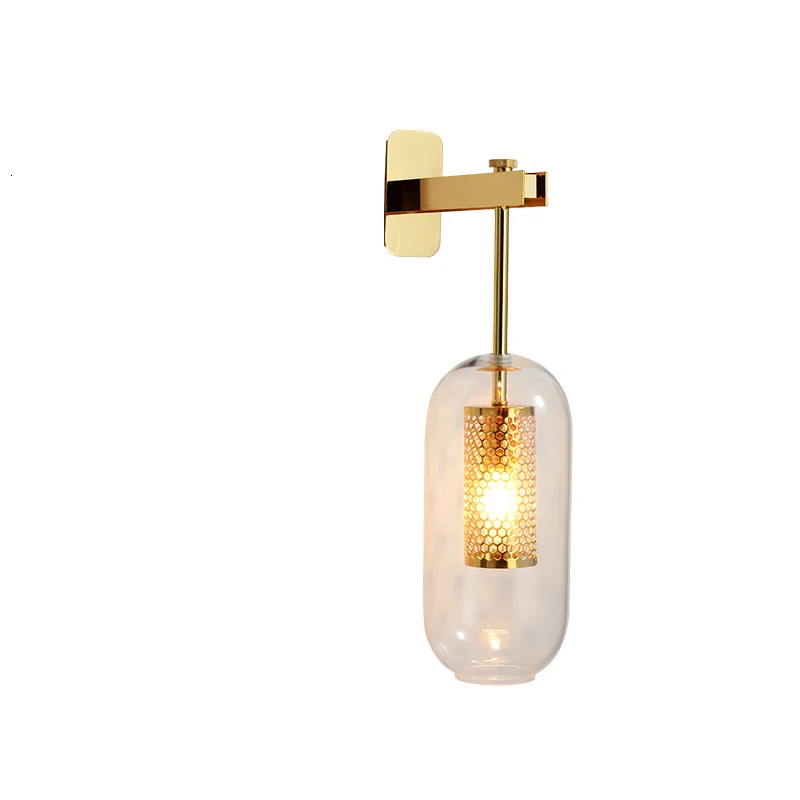 

crystal bedroom light living room decoration crystal lampes suspendues rope wood living room bedside aisle wall lamp