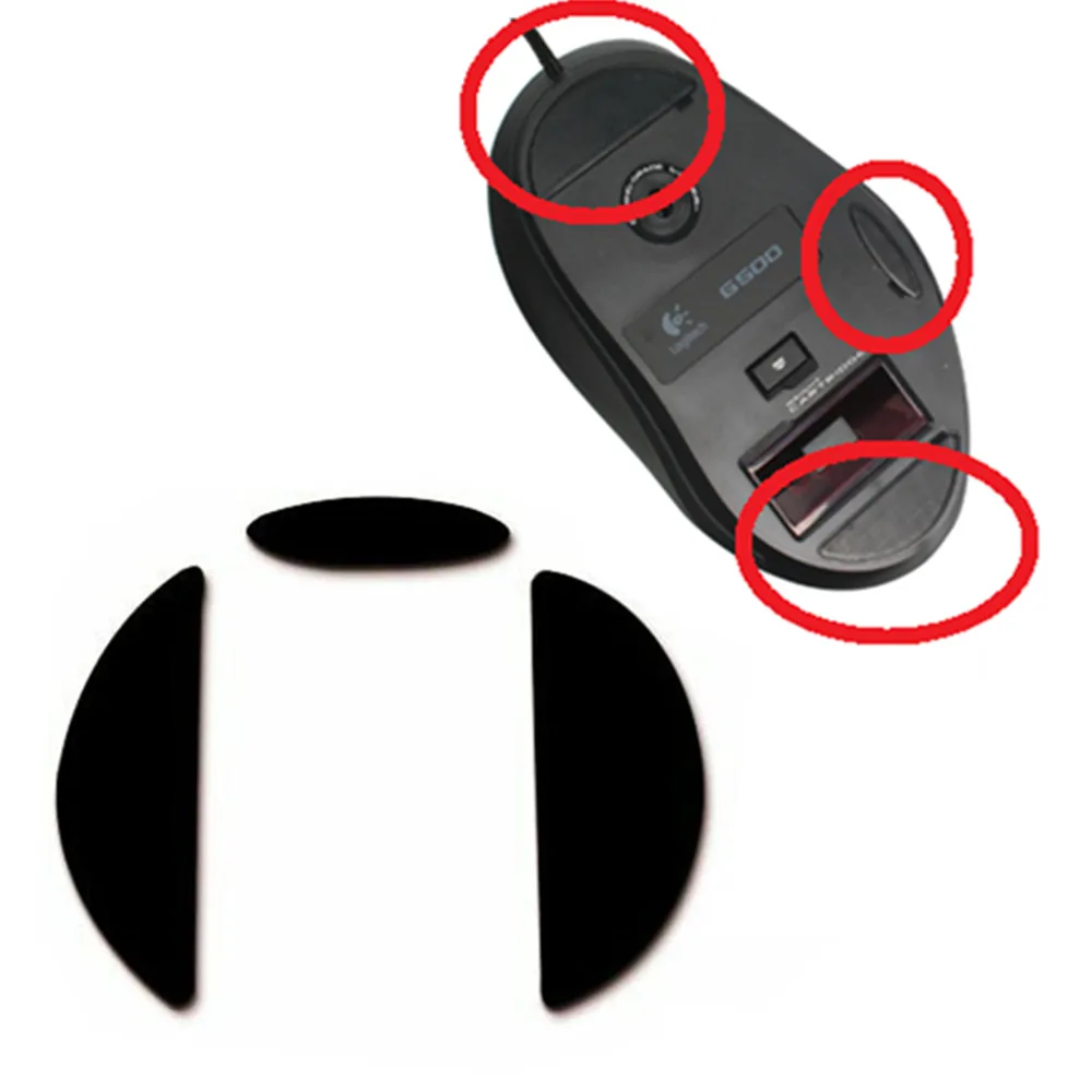 

Наклейки для мыши Logitech G500 G500s, черные, 5/10 мм, 1/2/3/0,8 комплектов