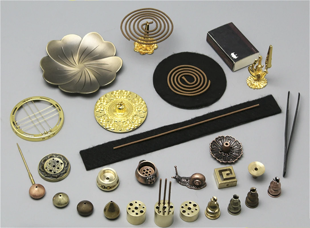 Ладан n Wish держатель для ладана аксессуары Золотая латунь бронза кукурбит палка