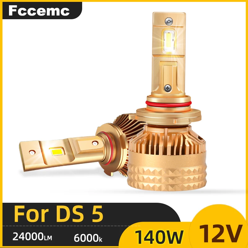 

FCCEMC H4 LED H7 H11 H8 HB4 H1 H3 9005 HB3 Auto Car Headlight Bulbs Motorcycle 24000LM Car Accessories For DS5 6000K fog lights