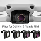Фильтры для объектива камеры DJI Mini 2, Комплект фильтров для DJI Mavic MINI 12 фильтр для дрона UV ND481632 ND-PL